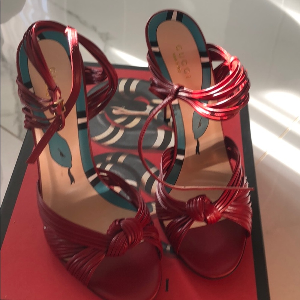 New Red Gucci heels